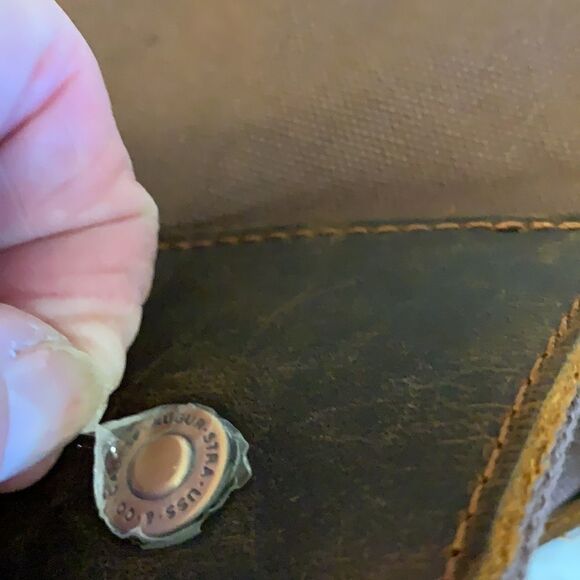 NWOT Augur Brown Messenger Bag - Picture 6 of 9